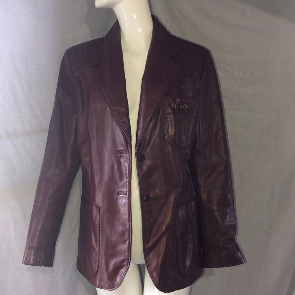 Vintage Etienne Aigner Leather Jacket